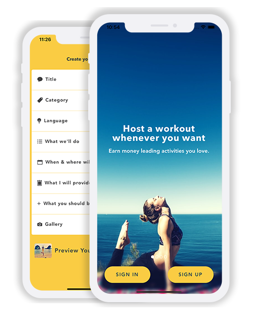 Fitness Buzz - training app